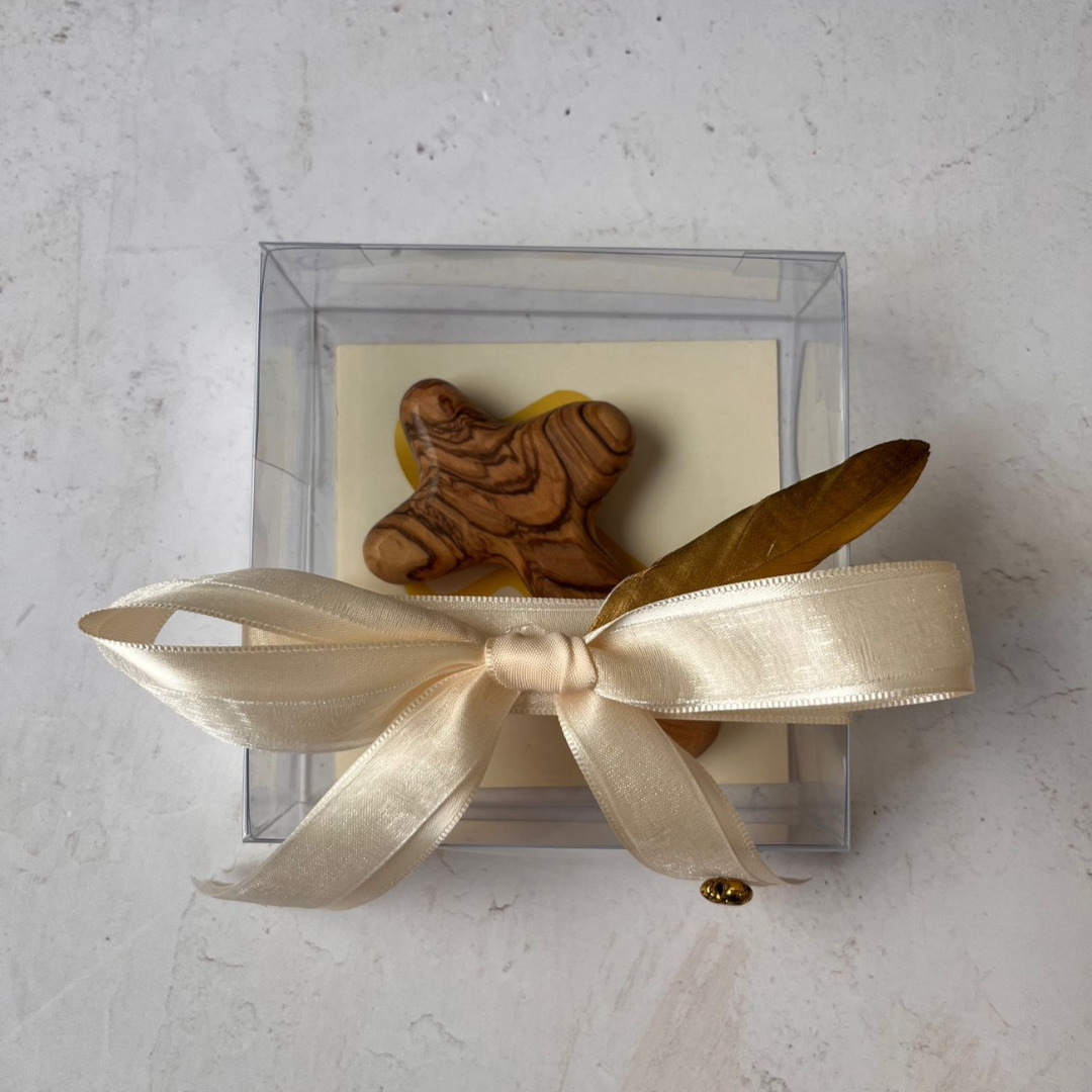 CRUZ DE MANO DE TIERRA SANTA - Imagen 2