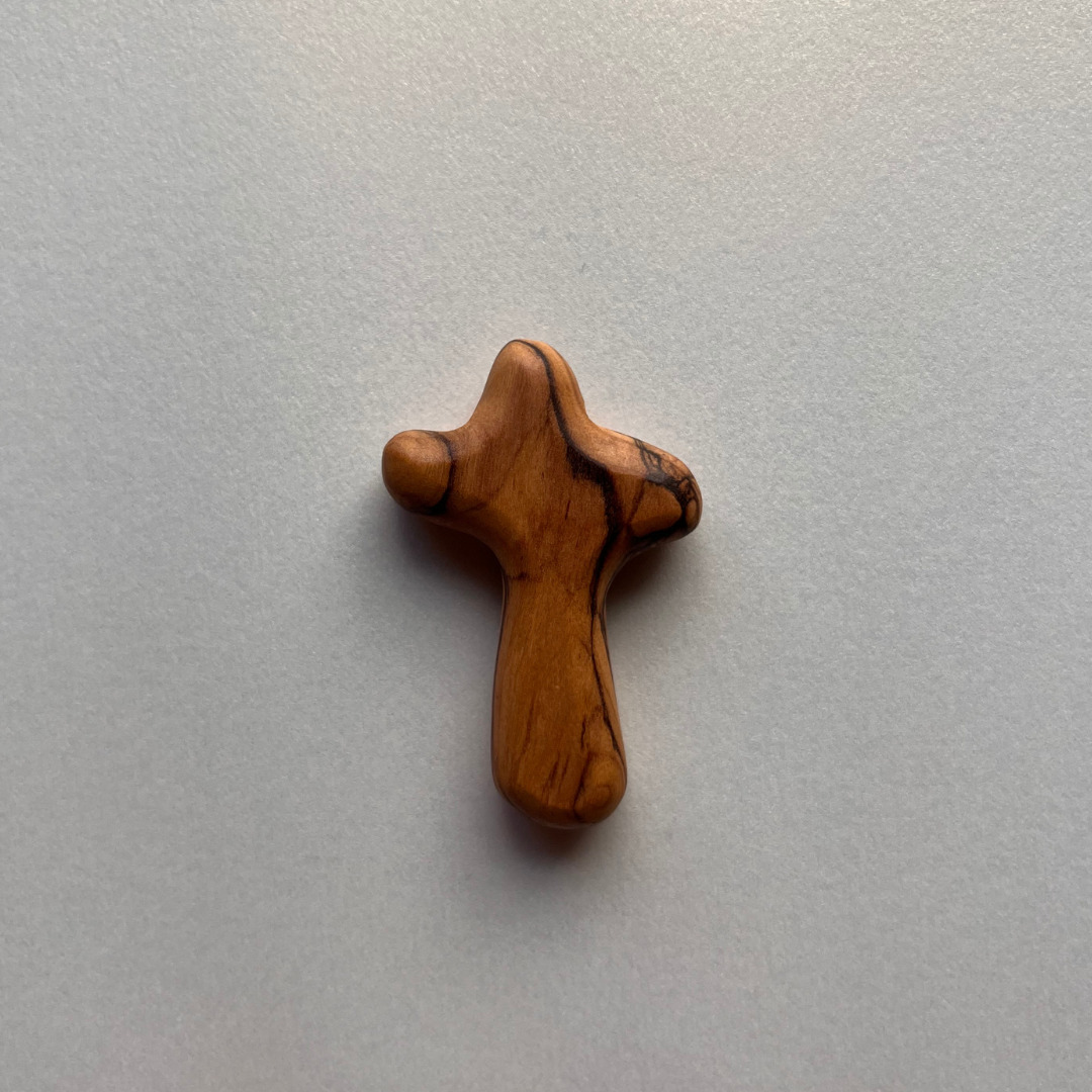MINI CRUZ DE MANO DE TIERRA SANTA