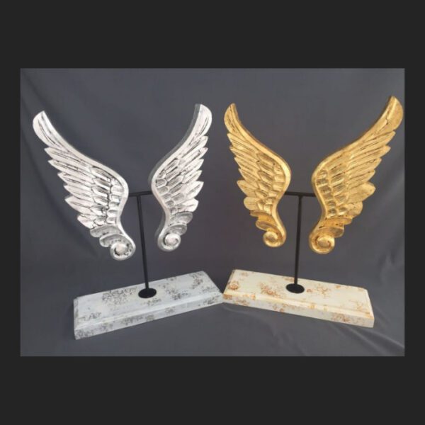 ALAS HERMES (HOJA DE ORO O PLATA)
