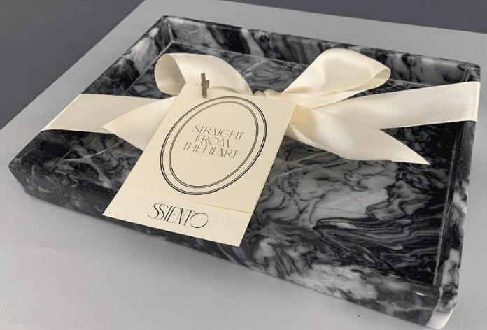 CHAROLA MEDIANA DE PIEDRA EN MARMOL - Imagen 2