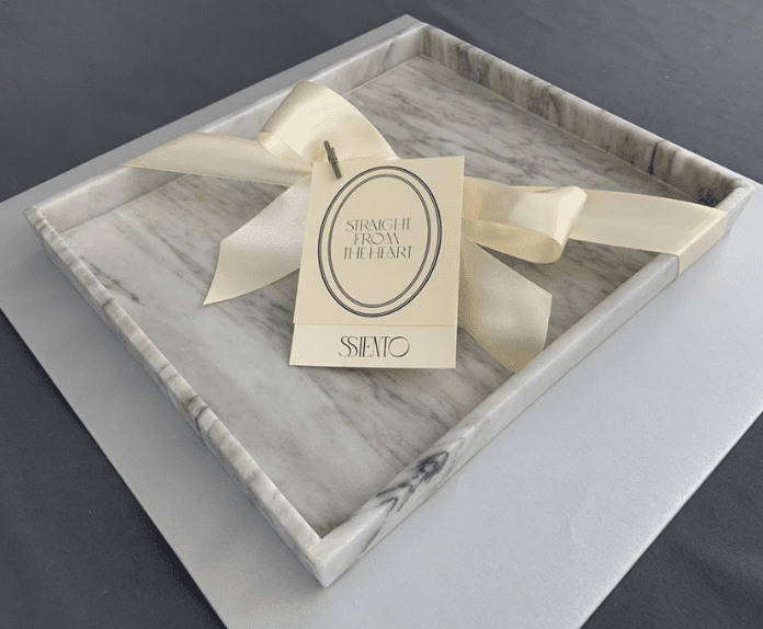 CHAROLA MEDIANA DE PIEDRA EN MARMOL - Imagen 4