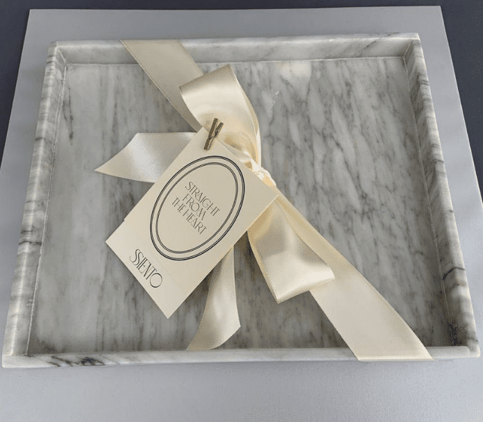 CHAROLA MEDIANA DE PIEDRA EN MARMOL - Imagen 5