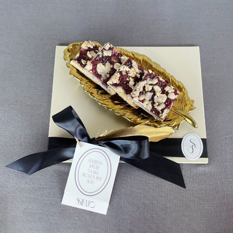 GOLDEN ANGEL FEATHER CON BARRAS DE FRAMBUESA