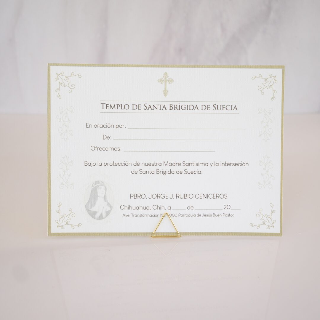 TRIDUO O NOVENA DE MISAS CON Y SIN MARCO ACRÍLICO - Imagen 3