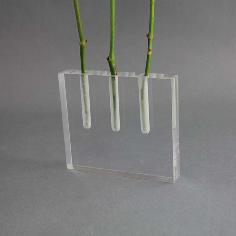 FLORERO DE ACRÍLICO PARA 3 FLORES - Imagen 2