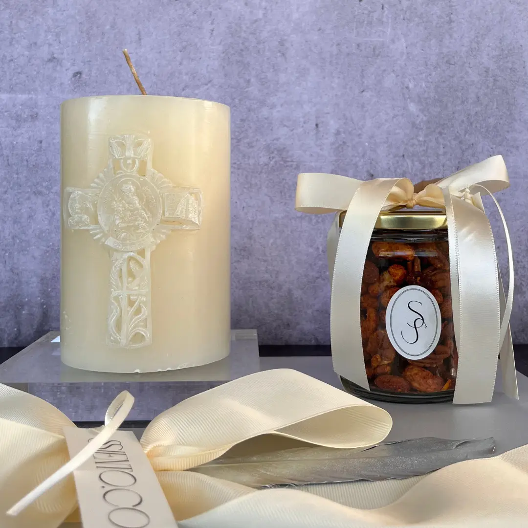 MIX ENCHILADO CON CIRIO MEDIANO DE SAN JOSÉ EN BASE GRANDE DE ACRÍICO